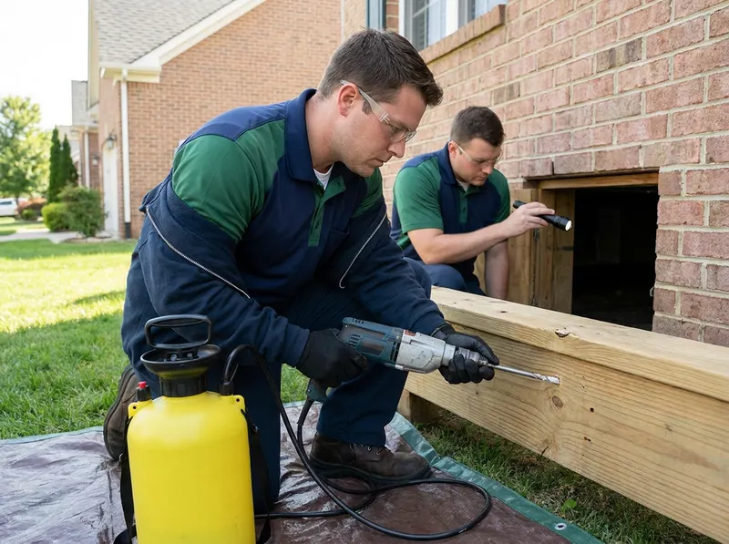 Carpenter Ant Structural Remediation in Denver, DE